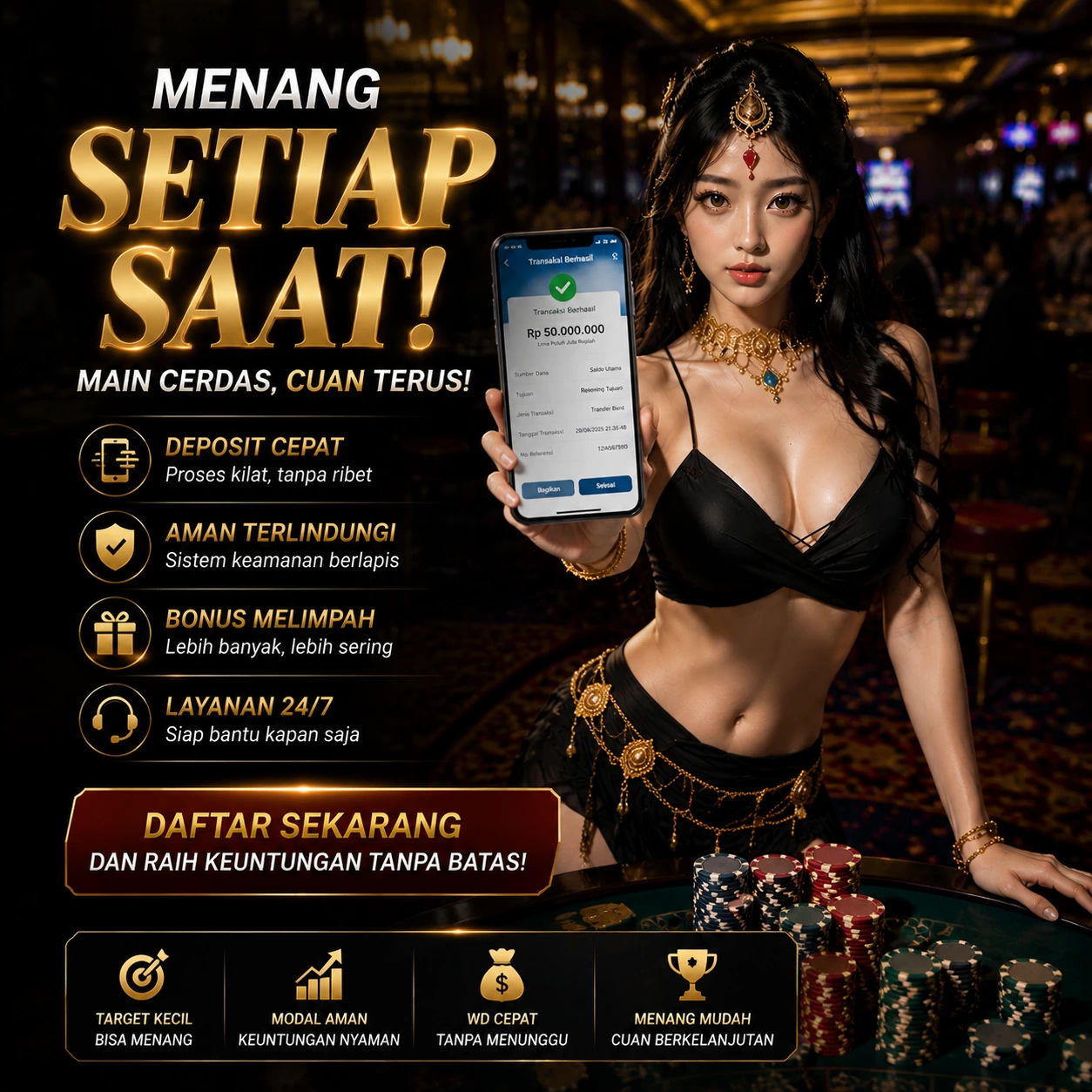 Interface aplikasi setelah instalasi berhasil